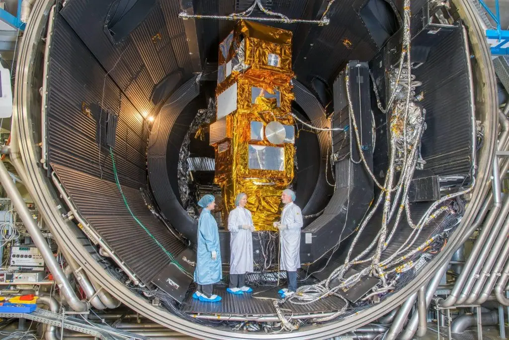 GOES-R SUVI Undergoes Vibration Testing GOES-R Solar Ultraviolet Imager (SUVI) instrument
