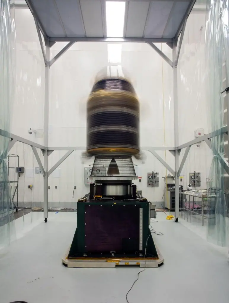 LADEE Spin Test spin balance test