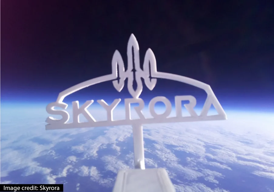 Skyrora Logo in Orbit Skyrora Logo in Space