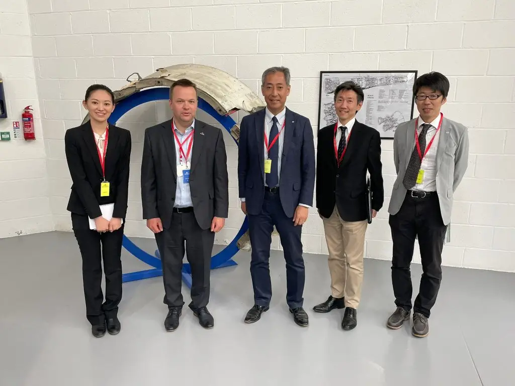 JAXA Skyrora CEO with JAXA representatives