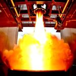 Rocket engine firing