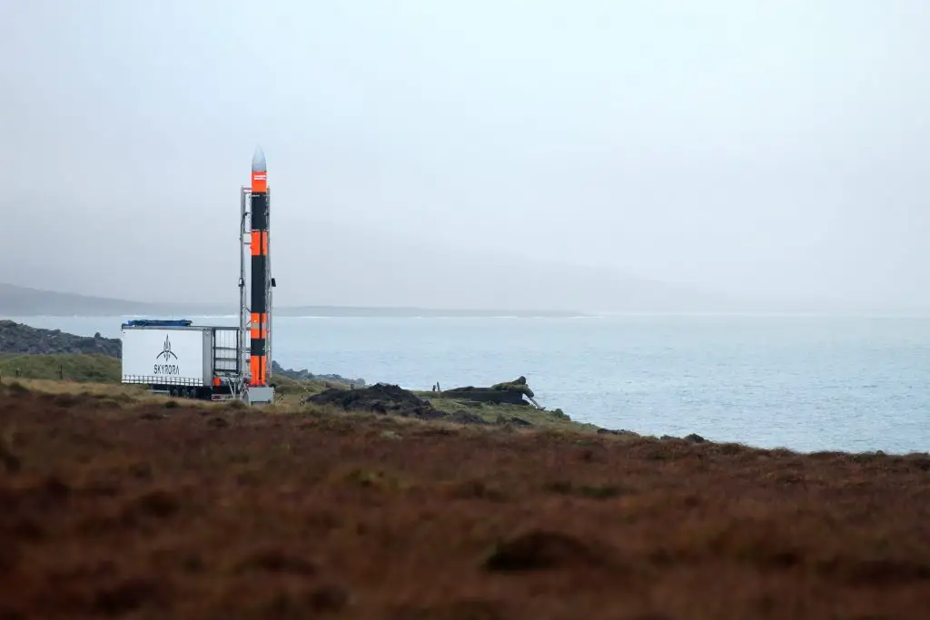 Skylark L Rocket in Iceland